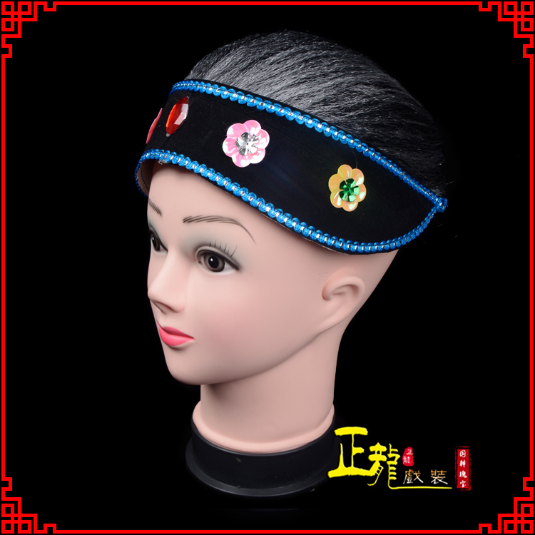 且末老旦媒婆穷老太婆假发套 老旦头套