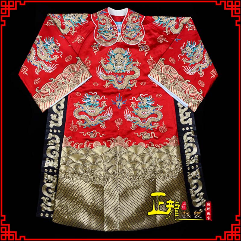 且末皇帝蟒袍全金八宝团龙蟒